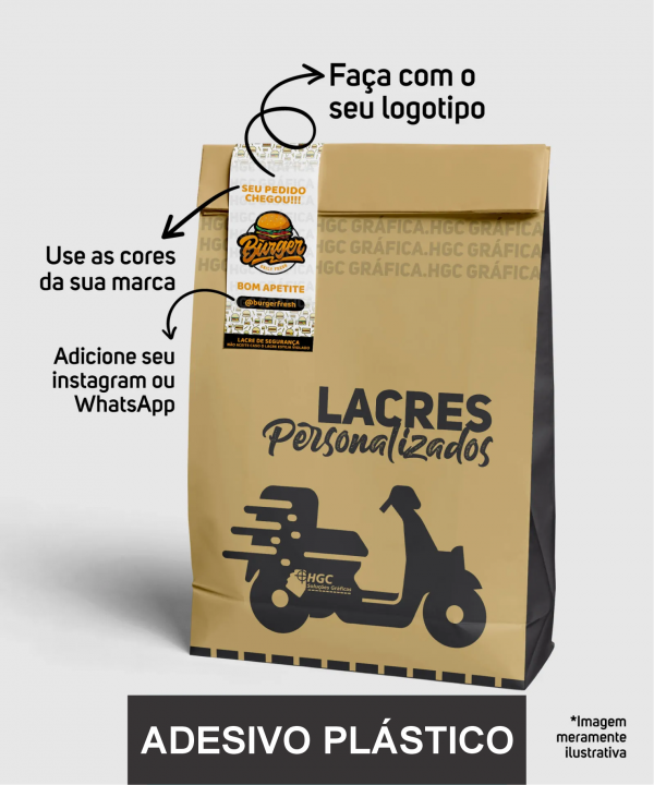 LACRE DE SEGURANÇA ADESIVO PLÁSTICO
