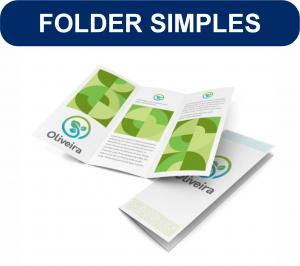 Folder Simples OFFSET 28x20cm aberto - 14x20cm fechado 1dobra ou 10x20cm 2 dobras 4x4 Papel Fosco Corte e vinco 
